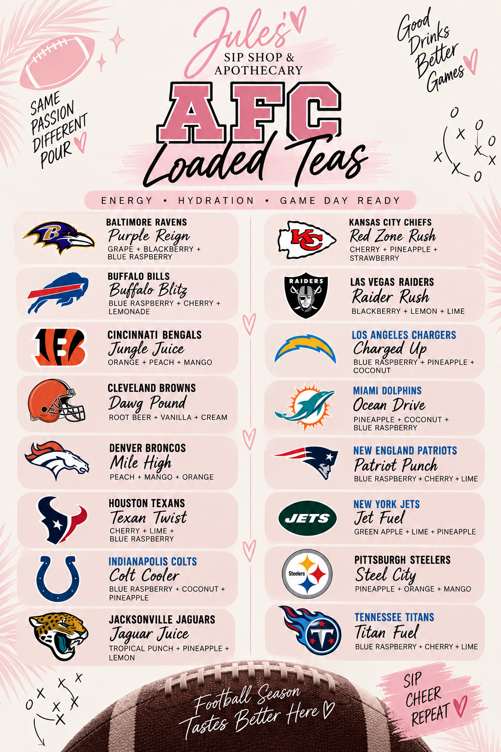 AFC football PRE ORDER ONLY 3-4 WEEKS