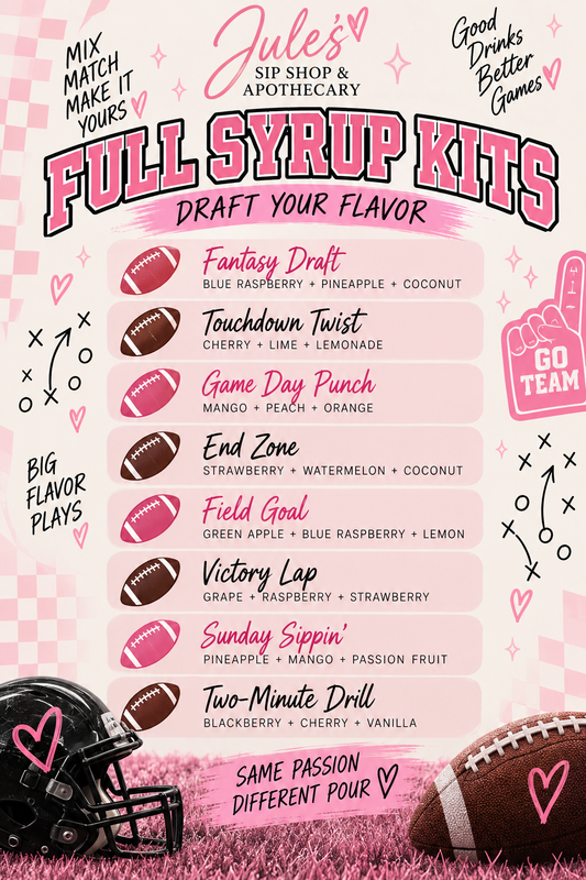 Football Syrups PRE ORDER ONLY TAT 3-4 weeks