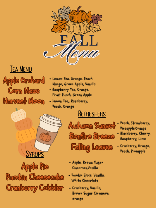Fall Menu